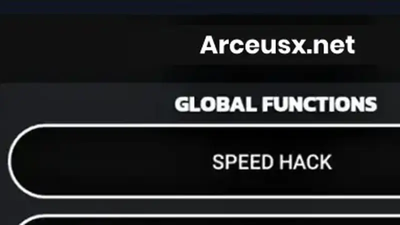 Arceus X Neo mod menu interface detail